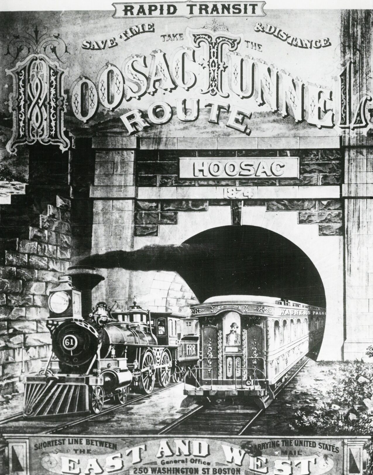 The "new fast route between New England and the West"